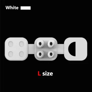 שתי זוגות גומיות סילקון לאיירפודס פרו / פרו 2 מידה L