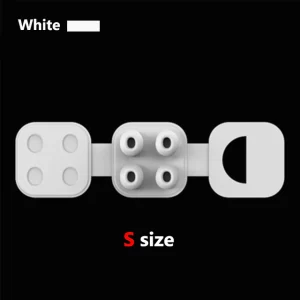 שתי זוגות גומיות סילקון לאיירפודס פרו / פרו 2 מידה S