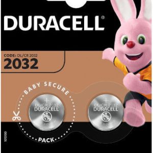זוג סוללות ליתיום DURACELL CR2032