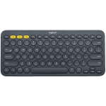 מקלדת אלחוטית מבית LOGITECH דגם K380 בצבע שחור