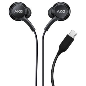 אוזניות חוט Samsung AKG עם חיבור Type C מקוריות בצבע שחור
