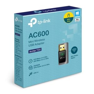 מתאם רשת אלחוטית TP-Link Archer T2U AC600 Wireless Dual Band