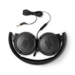אוזניות קשת חוטיות JBL TUNE 500 בצבע שחור