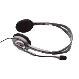 אוזניות Logitech Stereo Headset H110 עם מיקרופון וחיבור 3.5mm