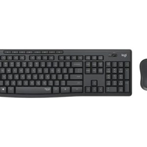 סט מקלדת ועכבר אלחוטיים Logitech Wireless Combo MK295 עברית ואנגלית, בצבע שחור