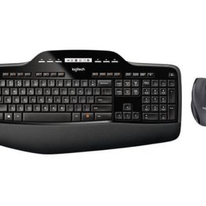 סט מקלדת ועכבר אלחוטיים Logitech MK470 Slim Wireless Combo בצבע שחור עברית ואנגלית