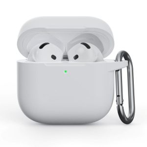 כיסוי סילקון לאיירפודס 4 עם תופסן בצבע לבן מבית Target