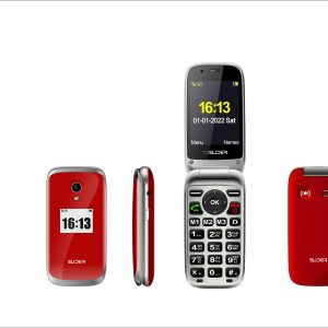 טלפון למבוגרים SLIDER Advance W70 4G בצבע אדום