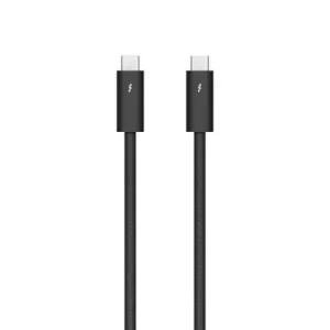 כבל Thunderbolt 4 Pro עם חיבור USB-C באורך 3 מטר מקורי בצבע שחור