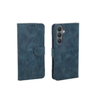 כיסוי ספר עבור Samsung S25 בצבע כחול מבית Pouchino