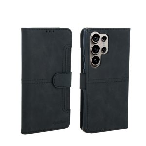 כיסוי ספר עבור Samsung S25 Plus בצבע שחור מבית Pouchino