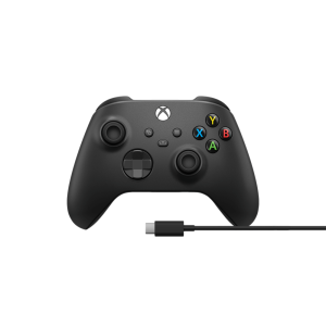 בקר XBOX Series S | X אלחוטי בצבע שחור כולל כבל USB-C