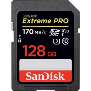 כרטיס זכרון SanDisk Extreme PRO SDXC UHS-I SDSDXXY-128G - בנפח 128GB