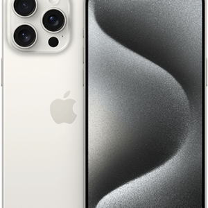 אייפון Apple iPhone 15 Pro Max 256GB בצבע White Titanium אחריות יבואן רשמי