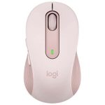 עכבר אלחוטי Logitech Signature M650 בצבע ורוד גודל Large
