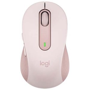 עכבר אלחוטי Logitech Signature M650 בצבע ורוד גודל Medium