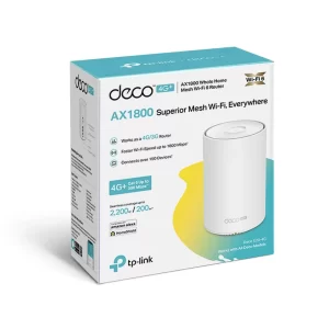 ראוטר אלחוטי עם מודם סלולרי TP-Link Deco X20 4G+ AX1800 Wi-Fi 6