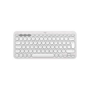 מקלדת בלוטוס' Logitech PEBBLE KEYS 2 K380S- צבע לבן
