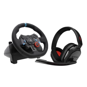 סט הגה ודוושות Logitech G29 + אוזניות Logitech Astro A10