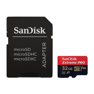 כרטיס זיכרון SanDisk Extreme Pro Micro SD 32GB עם מתאם SD