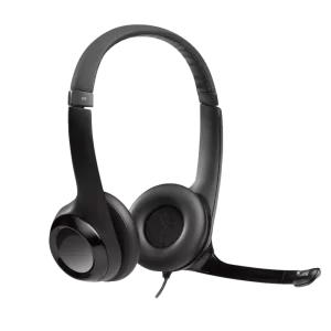 אוזניות חוט עם מיקרופון למחשב עם חיבור Logitech H390 USB