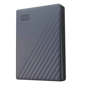 כונן חיצוני Westren Digital My Passport 6T כולל מתאם Type-C בצבע אפור