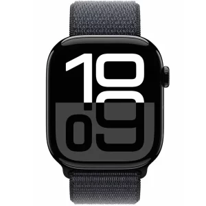שעון חכם Apple Watch Series 10 GPS + Cellular 46mm Jet Black Aluminium Case with Ink Sport Loop