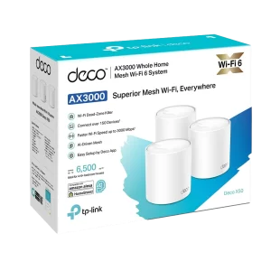 מגדיל טווח (3 יח') Deco X50 AX3000 Whole Home Mesh WiFi 6 System