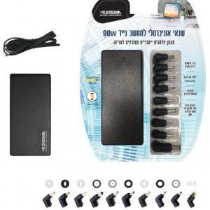 ספק כח אונברסלי 90W למחשבים ניידים ולמסכי מחשב מבית SIGMA