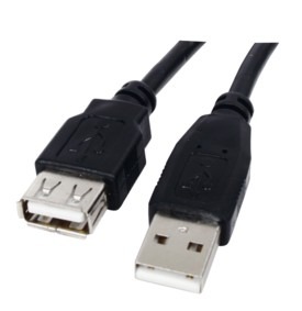 כבל מאריך USB זכר לנקבה באורך 3 מטר