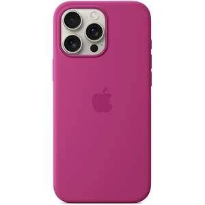 כיסוי מקורי iPhone 16 Pro Max Silicone Case with MagSafe - Fuchsia