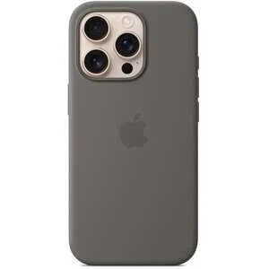 כיסוי מקורי iPhone 16 Pro Max Silicone Case with MagSafe - Stone Gray