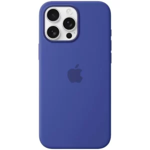 כיסוי מקורי iPhone 16 Pro Max Silicone Case with MagSafe - Ultramarine