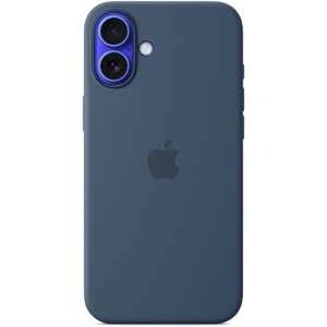 כיסוי מקורי iPhone 16 Silicone Case with MagSafe - Denim
