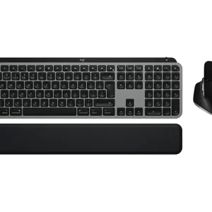 סט מקלדת ועכבר אלחוטי LOGITECH MX KEYS S COMBO FOR MAC SPACE GREY