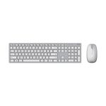 סט מקלדת ועכבר אלחוטיים  Asus W5000 בצבע לבן