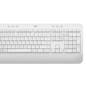 סט מקלדת ועכבר אלחוטיים BT/USB Logitech Combo For Business MK650 בצבע Off Whit
