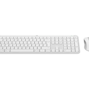 סט מקלדת ועכבר גיימינג אלחוטית – K950 SLIM Bluetooth מבית Logitech בצבע Off White