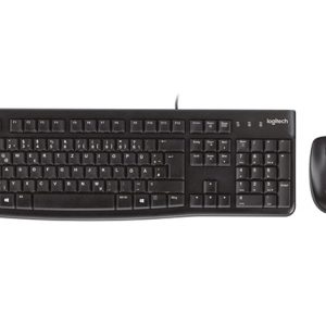 סט מקלדת ועכבר חוטיים Logitech Desktop MK120
