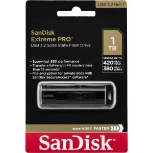 זכרון נייד SanDisk Extream Pro SSD 420MB/s USB 3.2 בנפח 1T