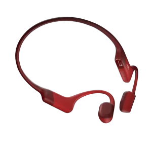 אוזניות ספורט עצם אלחוטיות Open Run מבית SHOKZ בצבע אדום