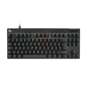 מקלדת גיימינג חוטית Logitech Pro X TKL Rapid שחורה – מקשים מגנטיים, Rapid Trigger, תאורת RGB